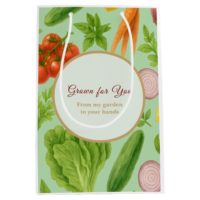 Grown for You Garden Gift Bag — Fresh Vegetable  (Framsidan)