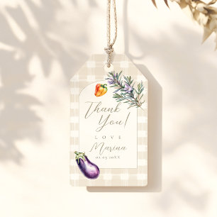 Grown with Love Market barnkalas Presentetikett