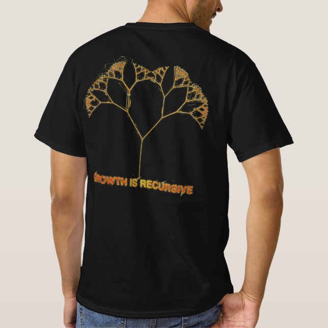 GROWTH_IS_RECURSIVE T SHIRT (Baksida)