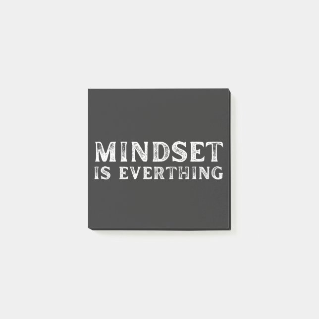 Growth Mindset Entrepreneur Teacher Fitness Motiva Post-it Block (Framsida)