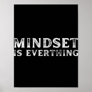 Growth Mindset Entrepreneur Teacher Fitness Motiva Poster