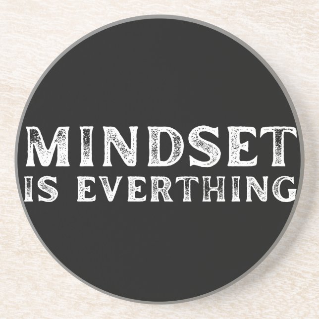 Growth Mindset Entrepreneur Teacher Fitness Motiva Underlägg (Framsidan)