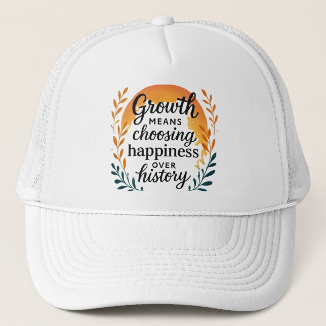 Growth Mindset Hat — Choosing Happiness Over Histo Keps (Framsida)