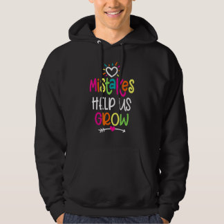 Growth Mindset Positive Back To School Teacher Stu Hoodie
