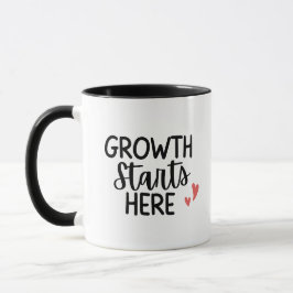 'Growth Starts Here' Teacher Thank You Gift  Mugg