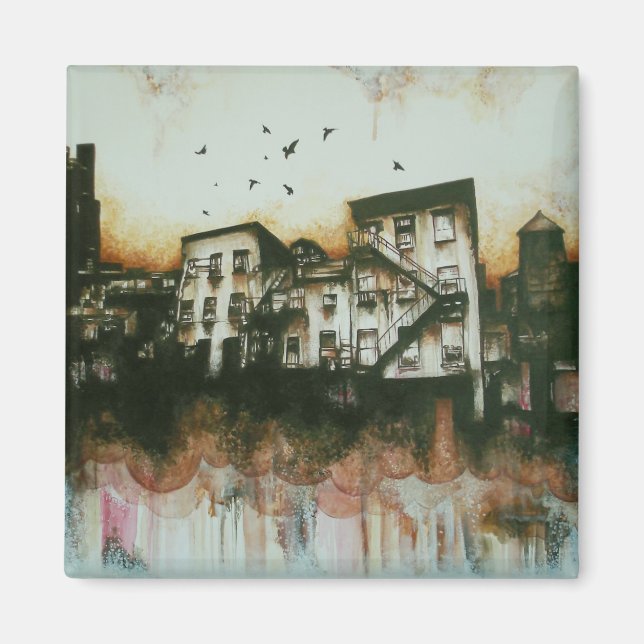 Growvisuals - brooklyn nites lrg magnet (Framsidan)