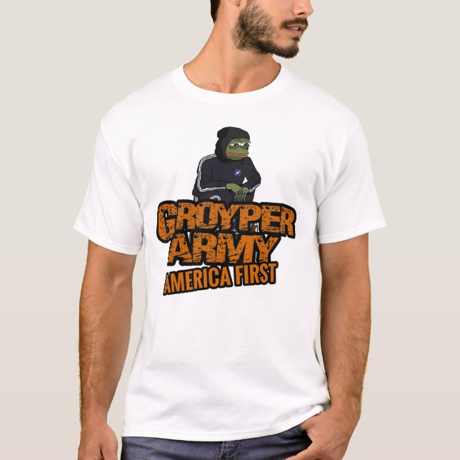 Groyper Army - Meme 1 T Shirt (Framsida)