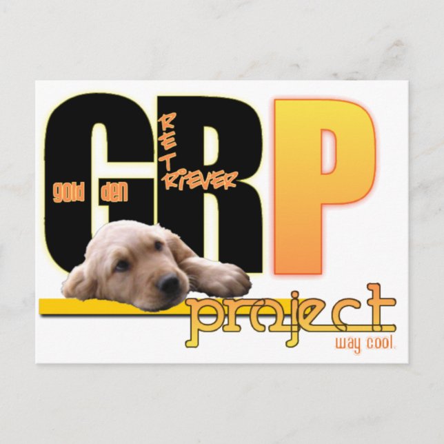 GRP - GOLDEN RETRIEVER PROJECT - WAY COOLA! VYKORT (Framsida)
