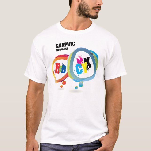 Grpahic formgivaret-skjorta tee (Framsida)