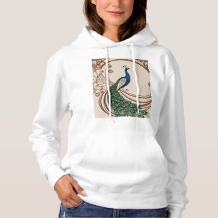 Grräcklig Peacock: Art nouveau Vector Art T Shirt
