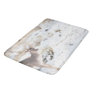 Grräcklig tagg i Winter 1 #animal #art Badrumsmatta