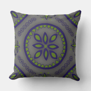 Grray Talavera Tile Kudde