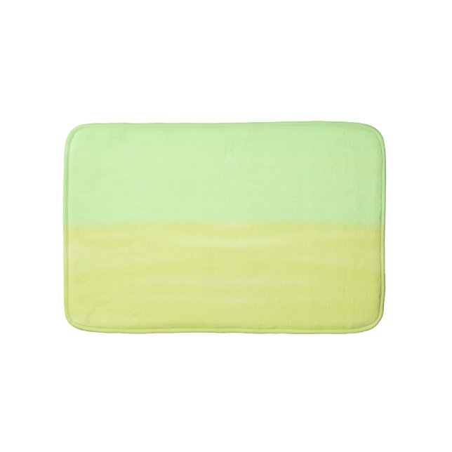 grren gult badrumsmatta (Framsidan)