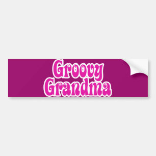 Grrovy Grandma Bildekal