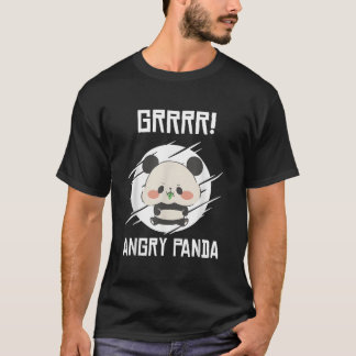 Grrr Angry Pandas Wild Panda Bamboo T Shirt