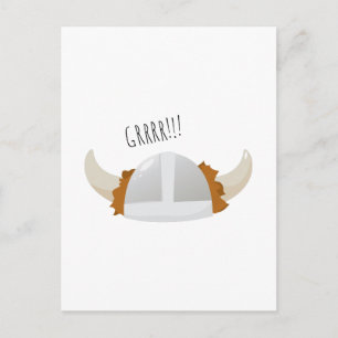 Grrr Viking Vykort