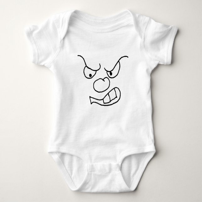 Grrrrrrrrrr ansikte t-shirt (Framsida)