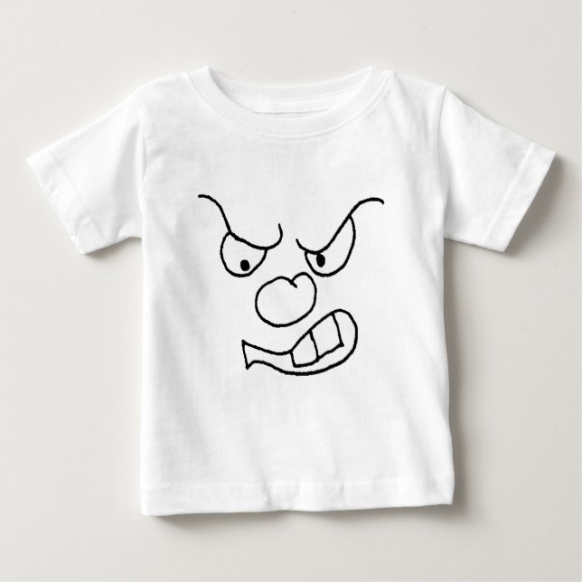 Grrrrrrrrrr ansikte tee shirt (Framsida)