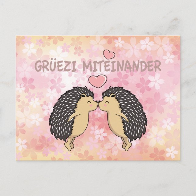 Grü ezi Miteinander, Schweiz Vykort (Framsida)