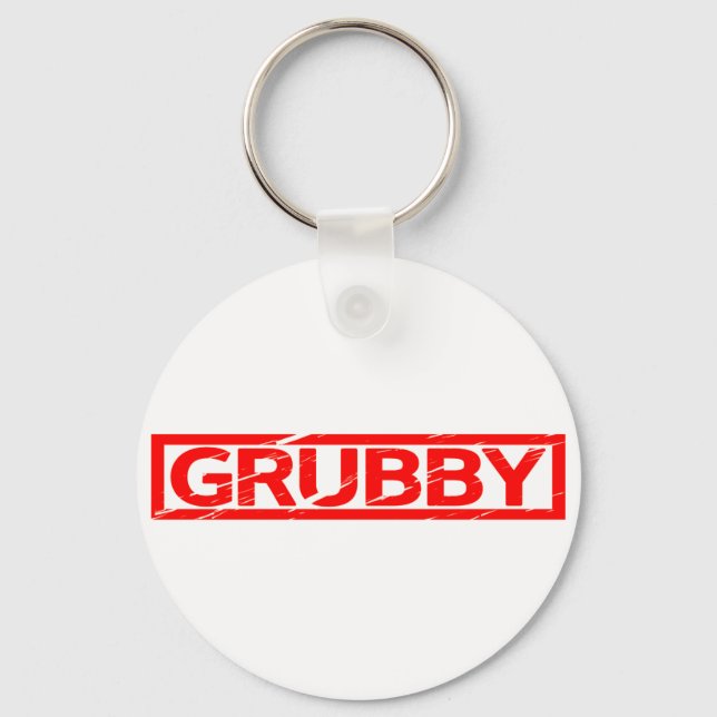 Grubby Frimärke Nyckelring (Framsida)