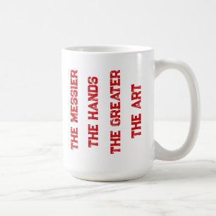 Grubby Händer Studio Logotyp + Motto Mugg