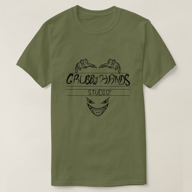Grubby Hands Studio Goblin Logotyp T-Shirt (Design framsida)