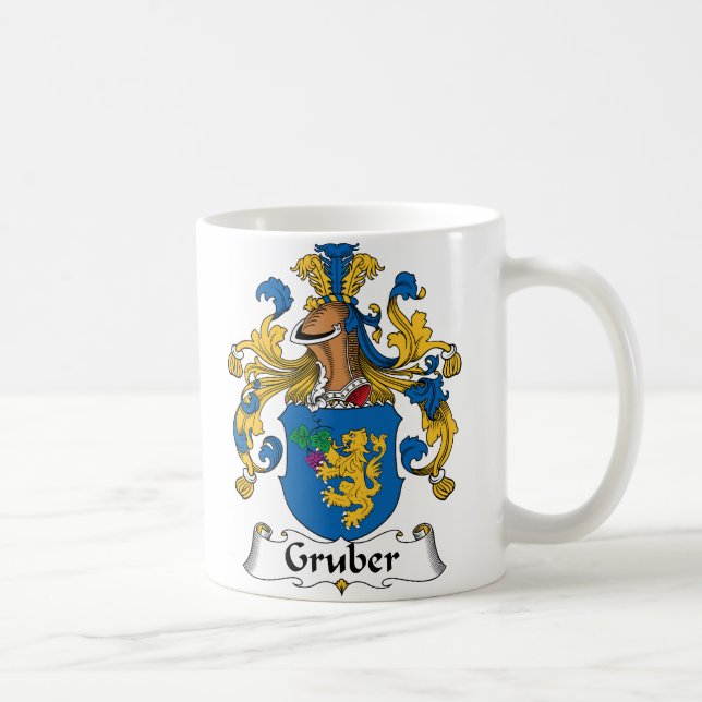 Gruber familjvapensköld kaffemugg (Höger)