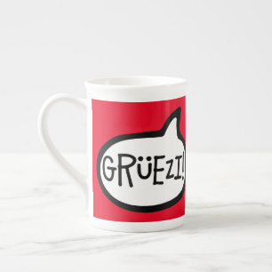 Grüezi! Hej på schweiziska tyska, Schwiizerdütsch Benporslin Mugg