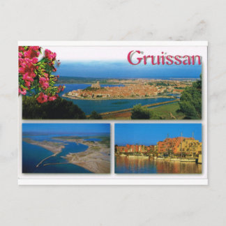 Gruissan, Cote d'Azur, multiview Vykort