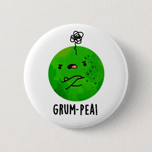 Grum-pea Funny Veggie Pun Knapp