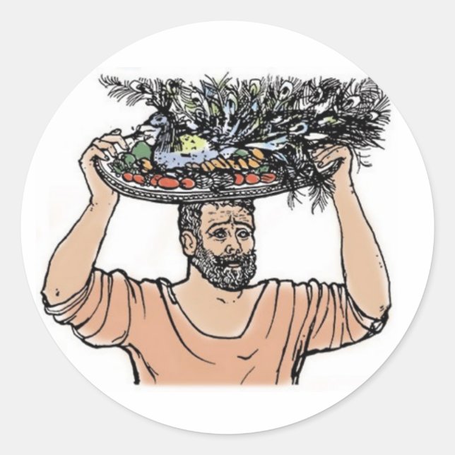 Grumio med påk runt klistermärke (Framsida)