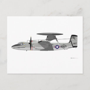Grumman E-2C Hawkeye Vykort