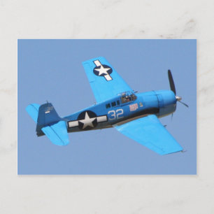 Grumman F6F Hellcat Vykort