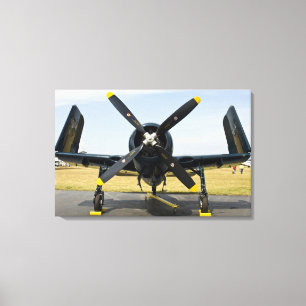Grumman F8F Bearcat hangarfartygsbaserat jaktplan  Canvastryck