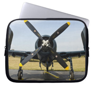 Grumman F8F Bearcat hangarfartygsjaktplan på Laptop Sleeve
