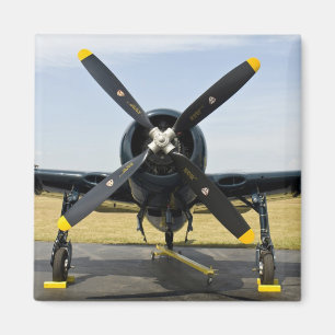 Grumman F8F Bearcat Marinflygplan på Magnet
