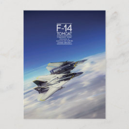 Grumman F-14 Tomcat-vykort Vykort