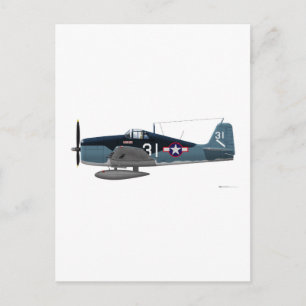 Grumman F-6F Wildcat Vykort