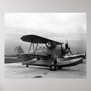 Grumman J2F-3 Anka Poster