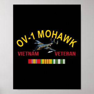 Grumman Ov-1 Mohawk Vietnam Veteran Ov-1-flygplan Poster