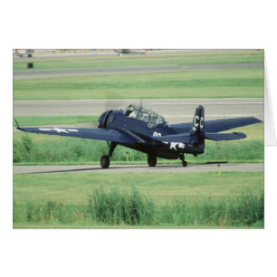 Grumman TBF/TBM Avenger flottilj torpedflygplan Hälsningskort