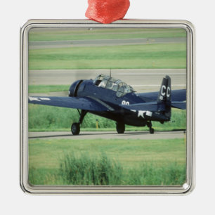 Grumman TBF/TBM Avenger marin hangarfartygs torped Julgransprydnad Metall