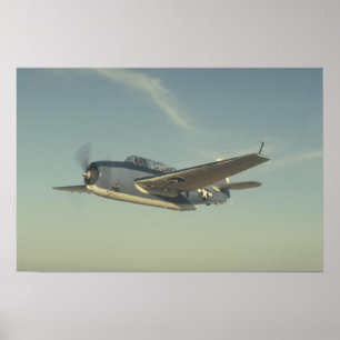 Grumman TBM Avenger Chino Luft Museum Poster