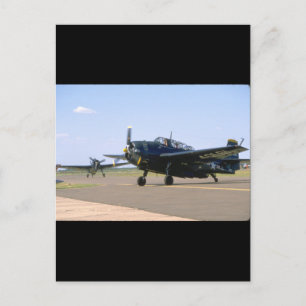 Grumman TBM Avenger. (flygplan_WWII Flygplan) Vykort