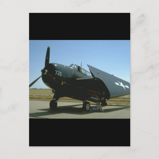 Grumman TBM Avenger_WWII Flygplan Vykort (Framsida)