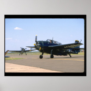 Grumman TBM hämnare. (plane_WWIIflygplan Poster