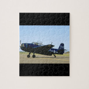 Grumman TBM hämnare, vänstra Front_WWII flygplan Pussel