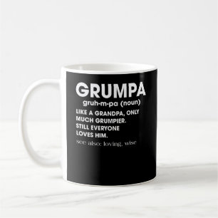 Grumpa Definition Grandpa-julgåva Kaffemugg