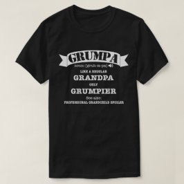 Grumpa Definition Rolfig Farfar Fars Dag T Shirt