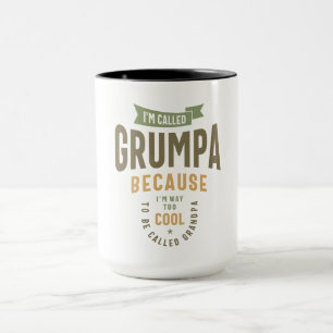 Grumpa - För Coola för morfar Mugg
